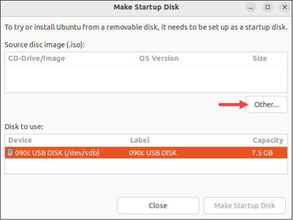 Creating a Bootable USB in Ubuntu